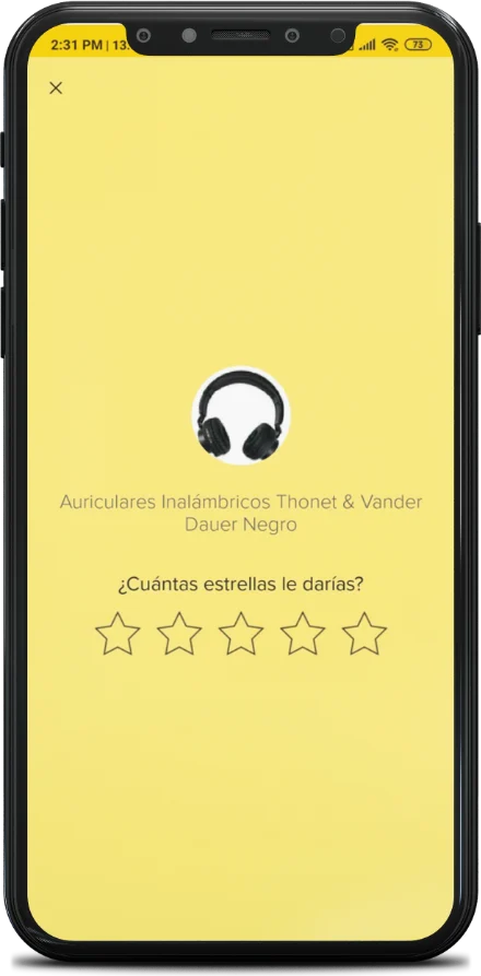 Mercado Libre: la calificación del producto con estrellas